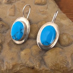 MEGA SALE!! Sterling Silver and Blue Earrings